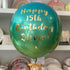 Ombré Blue & Green <br> Personalised Orbz Balloon